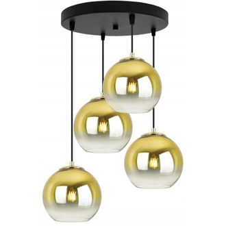 OEM L&aacute;mpara De Techo Colgante Pantalla Dorada 15 Cm