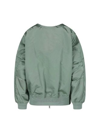Alexander Wang Lightweight Nylon Bomber Jacket - Green