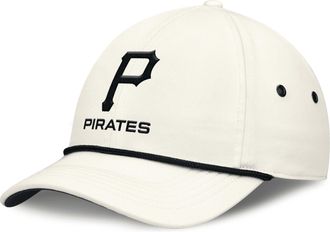 Nike Pittsburgh Pirates Club Nike Mens MLB Adjustable Hat in White | NB5611KPTB-JRX