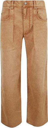 Isabel Marant Vaqueros Rectos Rodayna - Jeans - Mujer - Marr&oacute;n - M