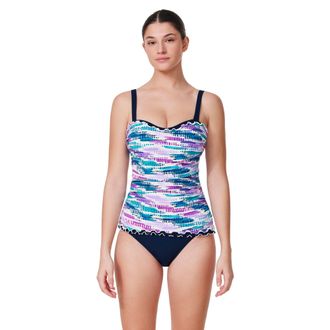 Gottex Canva Tricolore D-cup Tankini Top