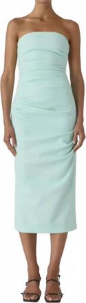 Misha Collection Calandra Dress In Mint Aqua