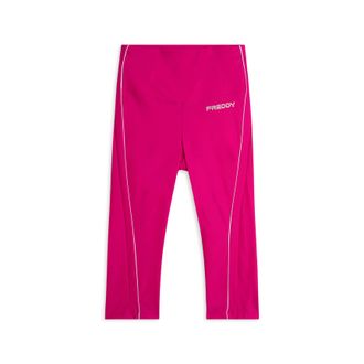 Freddy Leggings Corsaro a Vita Alta con bordature a contrasto