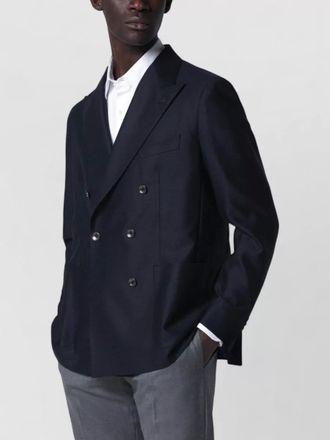 Tagliatore double breasted coat notch lapels