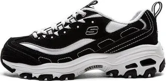 Skechers (WMNS) Skechers D Lites Low-Top Daddy Shoes Black 99999720-BKW
