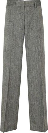 Forte_Forte My Pants - Dames - Wijde Broeken - Zwart - XS - Broeken