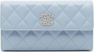 Chanel Portafoglio CC anni 2010 - Blu