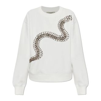 AllSaints Dames, Sweatshirts & Hoodies, Wit, Maat: S Katoen