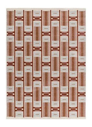 Atticgo Alfombra geom&eacute;trica caldera 160x230 cm