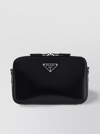 Prada leather small crossbody bag