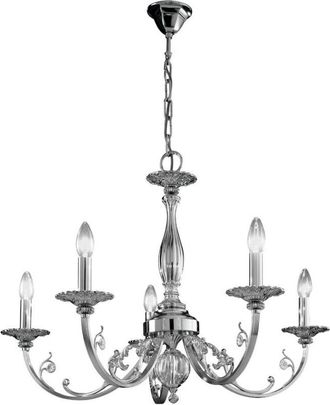 Kolarz Pisani Candelabros De Brazos M&uacute;ltiples 5 Luces Cromadas - Kolarz