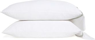 Pom Pom at Home Langston Set of 2 Sateen Pillowcases in Seaglass at Nordstrom, Size Standard