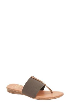 André Assous Nice Featherweights Slide Sandal in Taupe at Nordstrom, Size 11