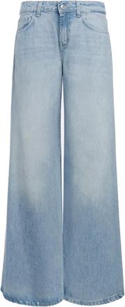 Dondup Jeans - female - Dondup - Wide Jeans - Blue - W29 - Jeans