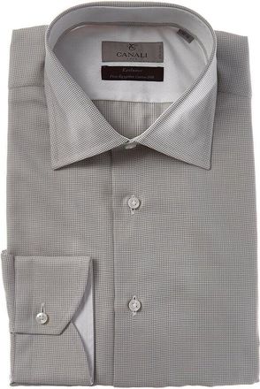 Canali Silk-Blend Dress Shirt