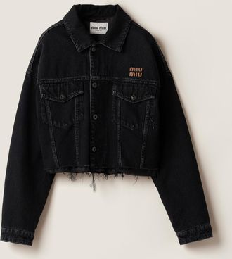 Miu Miu Black denim jacket