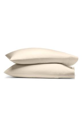 Boll & Branch Set of 2 Signature Hemmed Pillowcases in Natural at Nordstrom, Size Standard