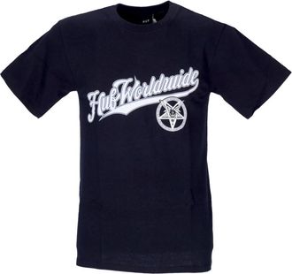 HUF Zwarte Heren Tee met Thrasher Logo - Heren - T-shirts - Zwart - XL - Katoen - Tops