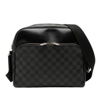 Louis Vuitton Pre-owned Dayton Reporter MM - Dames - Pre-owned - Zwart - Maat: ONE Size