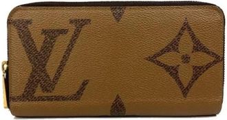 Louis Vuitton Pre-owned Vintage Stoffen Portemonnee - Dames - Vintage Accessoires - Bruin - ONE Size - Vintage