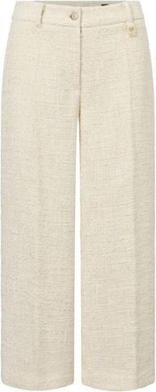 Joop Klassieke Straight Broek - Dames - Straight fit broeken - Wit - L - Broeken