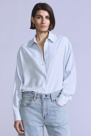 Levi's Silk Rider Shirt - Mujer - XS - Azul / Silk Rider Navy Rinse