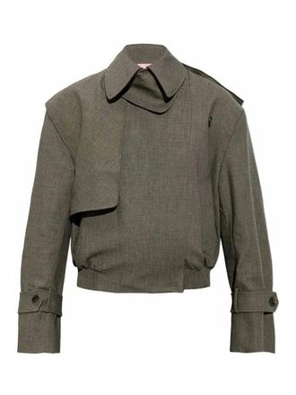 CHRISTOPHER ESBER Cropped Trench Jacket