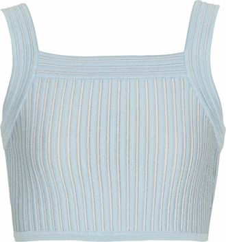 Balmain Mujer, Camisetas, Azul, Talla: XS