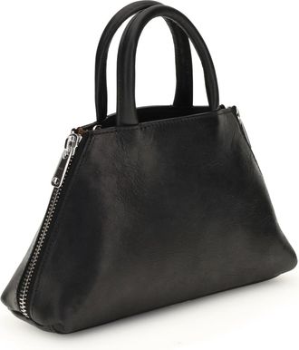 Coperni Womens Mini Data Bag Black Calf Leather Shoulder