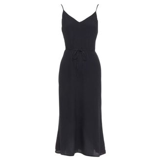 Reformation Tie Waist Open Back Dress