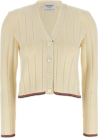 Thom Browne ladder Full Needle Rib Stitch Cardigan