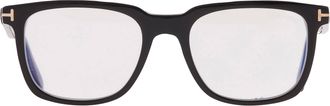 Tom Ford Blue Light Block Square Mens Eyeglasses FT6080-B 001 51