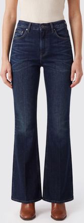 Haikure Flora High-Waisted Flared Slim-Fit Jeans in Cotton Denim