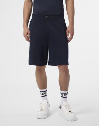 Philipp Plein Fleece Shorts Basic Men in Navy at Nordstrom, Size Large