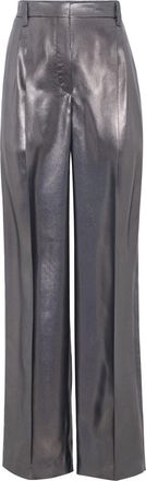 Brunello Cucinelli tailored silk trousers - Grey