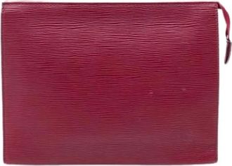 Louis Vuitton Pre-owned Toiletry Pouch 26 - Dames - Vintage Clutch - Roze - ONE Size - Leer - Vintage