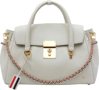 Thom Browne Off White Bolton Handbag
