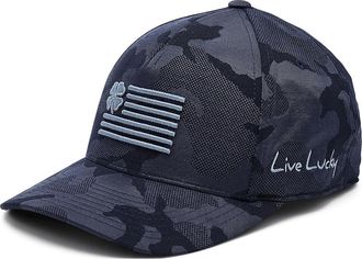Black Clover Clover Nation 29 Snapback Adjustable Hat Baseball Caps Blue Camo Hat/Navy, Polyester