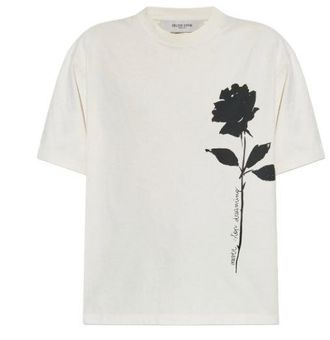 Golden Goose T-Shirts And Polos Artic Wolf/Black