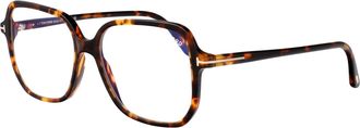 Tom Ford FT5578-B Tortoiseshell Acetate Eyeglasses - Havana