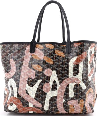 Goyard Saint Louis Tote Lettres Camouflage Coated Canvas PM