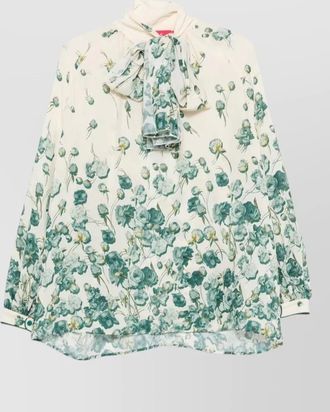 F.R.S. For Restless Sleepers silk-blend floral-print blouse