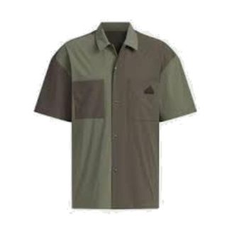 adidas Casual Shirt Asia Sizing Olive Green JI9813