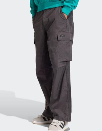 adidas Originals 90s Alternative Sport - Pantaloni cargo grigi slavati-Grigio