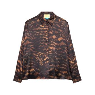Momoni Camisa Flau - Blouses & Shirts - Mujer - Marr&oacute;n - 2XS
