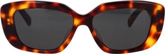 Celine Celine - Vierkante zonnebril met Havana-frame - Dames - Accessoires - Bruin - Maat: 55 MM