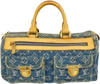 Louis Vuitton Pre-owned Handbags, female, Blue, Size: ONE SIZE Pre-owned Vintage Handbag