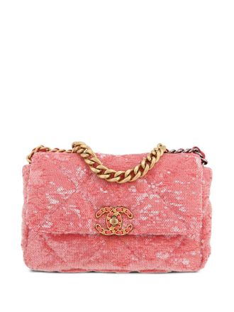 Chanel 2021 medium Chanel 19 schoudertas - Roze