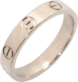 Cartier Silver White Gold (18K) Band Ring (Pre-Owned)