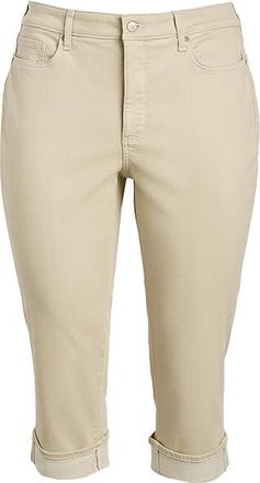 NYDJ Plus Marilyn Crop Jeans Womens Clothing Feather : 22W 21, Cotton/Denim/Elastane